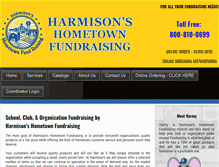 Tablet Screenshot of harmisonsfundraising.com